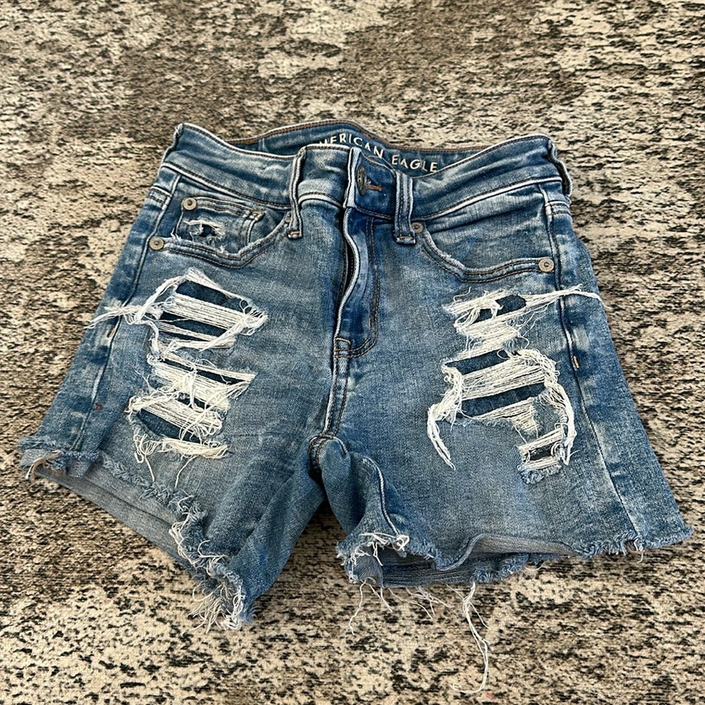 american eagle jean shorts
